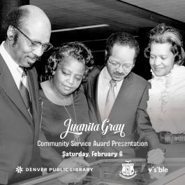Juanita Gray Community Service Awards - announcement of winners