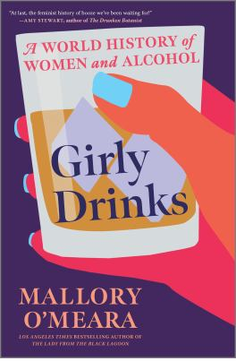 Book cover featuring a hand with a painted nail holding a cup that says "Girly Drinks"