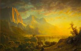 Bierstadt painting