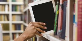 ebook on shelf