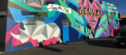 ‘Love this City’ mural by Pat Milbery